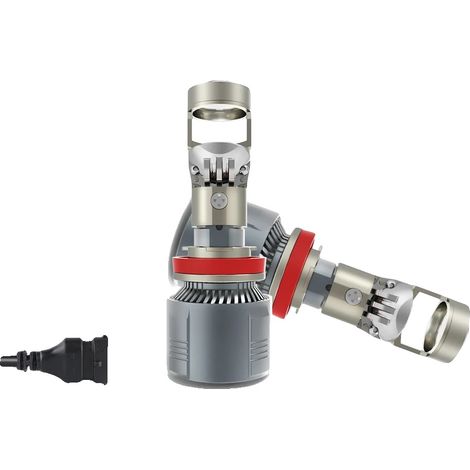 Lampadina LED per fari auto, 600% più luminosa, lunga durata, 2 pezzi H11 (1/2)