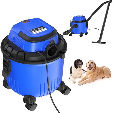 Aspirateur eau et poussière trois en un, équipé d'un puissant moteur de 2000 W, d'une fonction de soufflage, d'un seau de dépoussiérage de 15 litres, d'un dispositif de sortie de puissance et d'un fil (1/5)