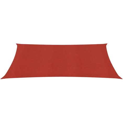 Vela in tessuto per ombrellone 160 g/m² 2 x 4,5 m HDPE rosso 020009257