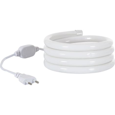 Striscia LED Neon Regolabile 220V Rosso Circolare 360 9W/m IP67 Taglio 100cm 1 m