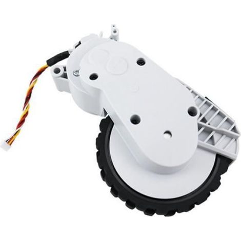Roues - Pour Aspirateur Robot E10 B112 E12 C103 - Version Améliorée 3C - Gauche Et Droite - Blanc Et Noir - Lot De 2 (1/5)