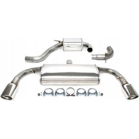 Impianto di scarico sportivo CATBACK per VW GOLF 6 VI dal 2009 al 2012 (1/3)