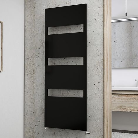 Schulte Designheizkörper Turin, Standardanschluss rechts/links, Anthrazit, Größe 154x60 cm (1/5)