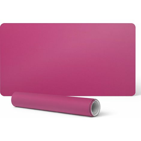 Alfombrilla de rat贸n para escritorio, teclado y port谩til, color rosa, 100x50 cm