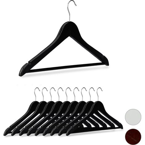 Clothes hangers Wood Set of 10 (1/5)