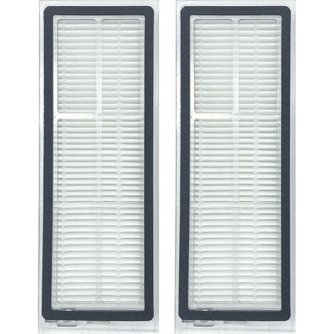 2 Zubehörteile für den Xiaomi M40S Saugroboter: Filter, HEPA-Wischmopp, Staubbeutel, rotierende Anti-Verwicklungsbürste und Seitenbürste.