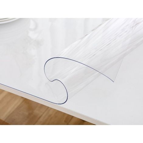 Mantel Hoja Cristal Clear Uni Transparente 140cmx15ml, grosor 80/100ème - Accesorios Deco