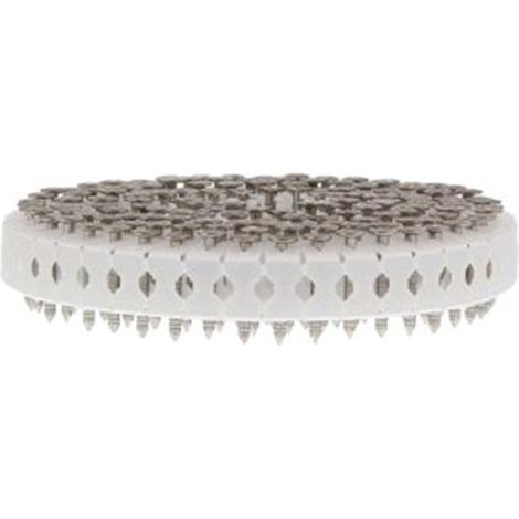 Paslode 0° Plastic Coil Ring Shank Stainless Steel A2 Nails 2.5 x 35mm (Pack 1000) PAS142207 (1/2)