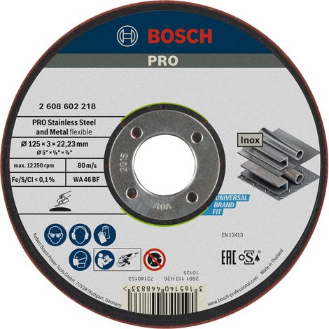 Bosch PRO Semi-Flexible Schleifscheibe, 125 x 3 x 22,23 mm (1/5)