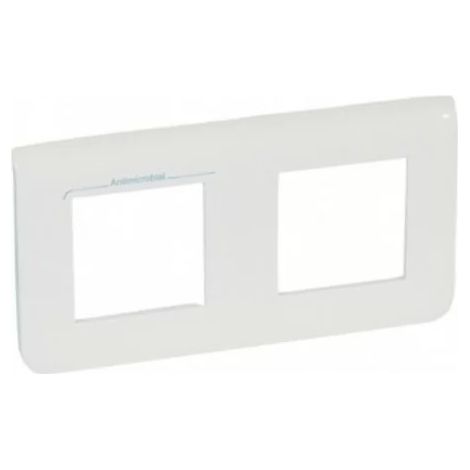 Legrand 078725 - Plaque Mosaic - 2x2 Modules horizontal - antibactérien