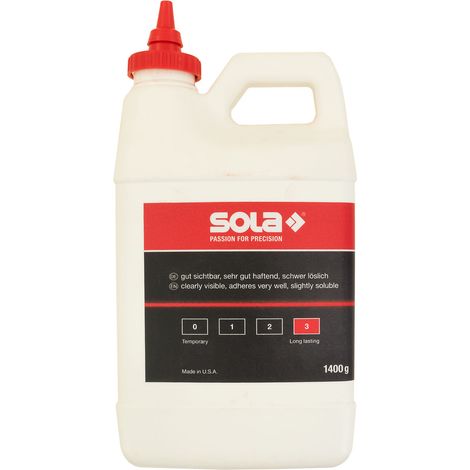 Recharge de craie de marquage pour ligne de craie / ruban à mesurer Sola CPR 1400 1 4 kg