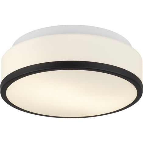Plafonnier plafonnier lampe d'extérieur lampe de balcon lampe de jardin blanche D 29 cm (1/5)