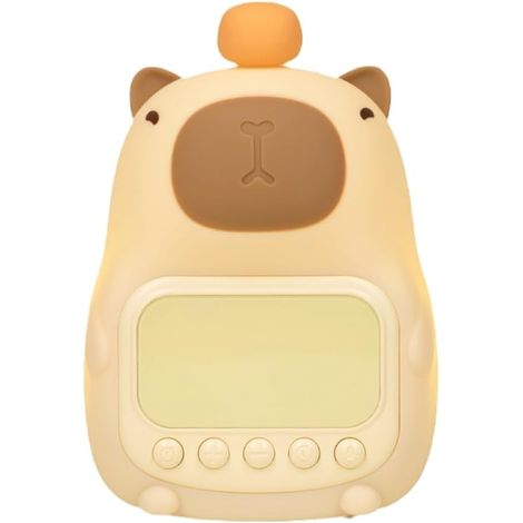 Lampe mit Digitaluhr wiederaufladbare Silikon Tischlampe in