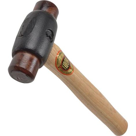 10-Piece Set of Size 1 (32mm) Hide Hammers, 590g Each, Including Thor Model 01-010 (THO10)