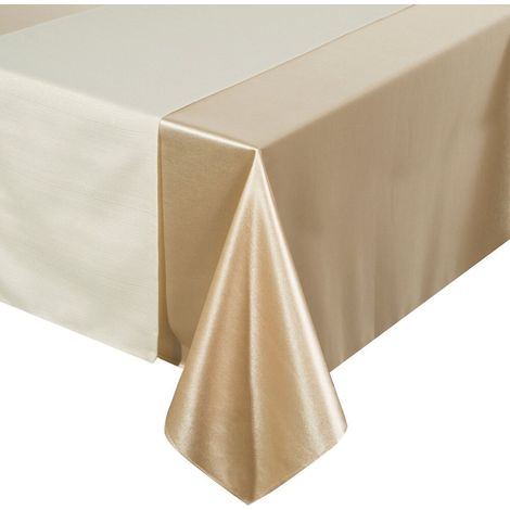 Glamouröse Tischdecke 140x300 cm mit Tischläufer 33x300 cm (1/5)