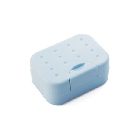 Jabonera de viaje, jabonera portátil con tapa, jabonera de plástico, jabonera impermeable con diseño de cierre para senderismo, hogar, ducha, baño. (1/5)