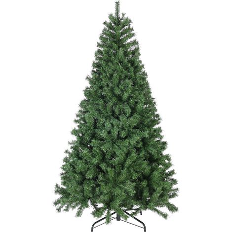 Rebecca Mobili Albero di natale Pino Artificiale Verde da 210 cm Molto Folto con 1050 Rami (1/5)