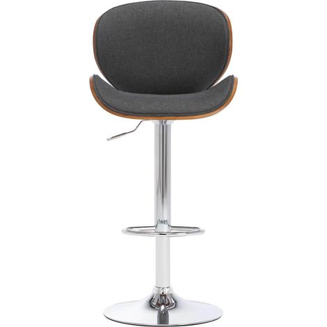 Maison Exclusive - Barhocker Grau Stoff (1/5)