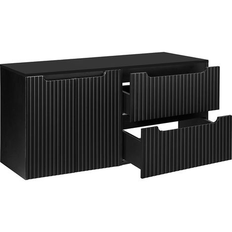 Doppelwaschtisch-Unterschrank 120cm, schwarz, NEWPORT-56-BLACK (1/5)