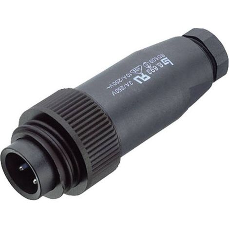 99-4221-00-04 Cosse cylindrique mâle mâle, droit Nombre total de pôles: 3 + PE Série (connecteur rond): 693 1 pc (1/2)