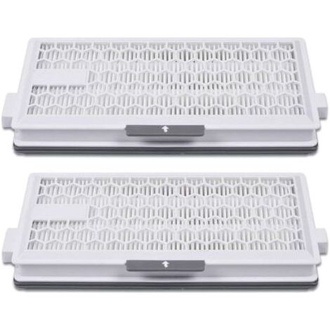 Lot de 2 Filtre Aspirateur pour Miele Complete C3 Active AirClean SF-HA 50 Filtre de Rechange pour Aspirateur Miele Compact C1 C2 Complete C2 S8340 Compatible avec S4, S5, S6, S8 Serie (1/4)