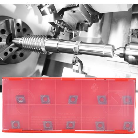 10 Stück CCMT060204 VP15TF Hartmetall-Dreheinsätze für CNC-Dreh- und Fräsmaschinen (1/5)