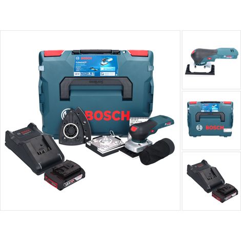 Bosch GSS 18V-13 levigatrice orbitale a batteria 18 V + 1x batteria ricaricabile 2,0 Ah + caricabatterie + L.