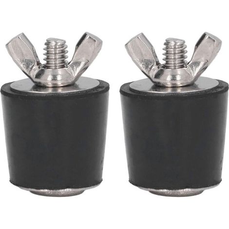 Bouchons en Caoutchouc pour piscines, 2 pièces Bouchons en Caoutchouc pour Piscine hivernage Bouchon Conique Accessoires de Piscine 25mm (1/5)