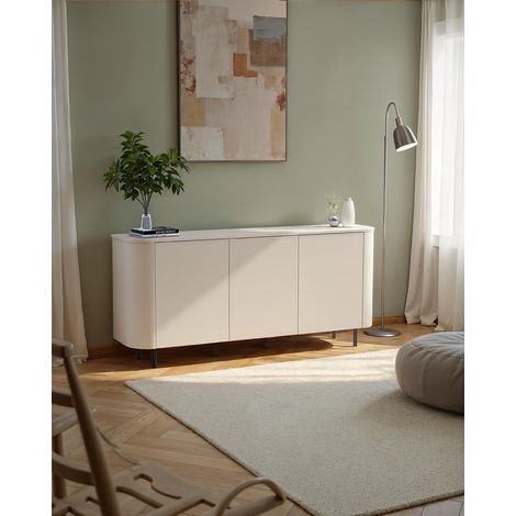 Buffet/bahut moderne 3 portes coloris cachemire Horizo (1/5)