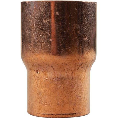 Raccord cuivre réduit à souder - Mâle / femelle - Diamètre 42 - 32 mm