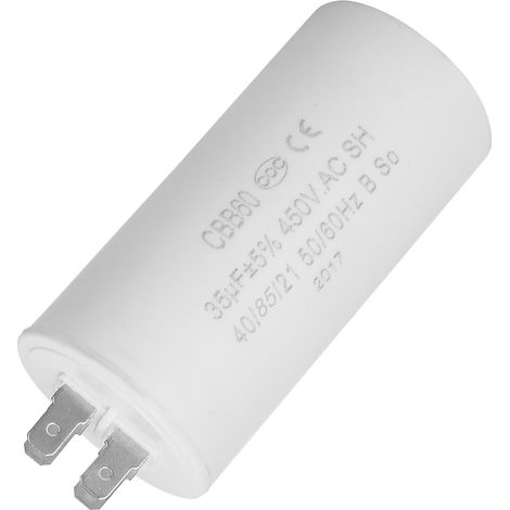 CBB60 condensateur moteur écologique 4 broches démarrage marche 450V 35uf ESR 0.2 électroménager (1/5)
