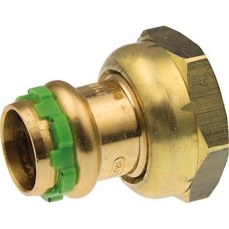 Rac.a sertir cuivre contour V demi raccord avec douille a sertir, 12mmx3/8", VK 5359 BG