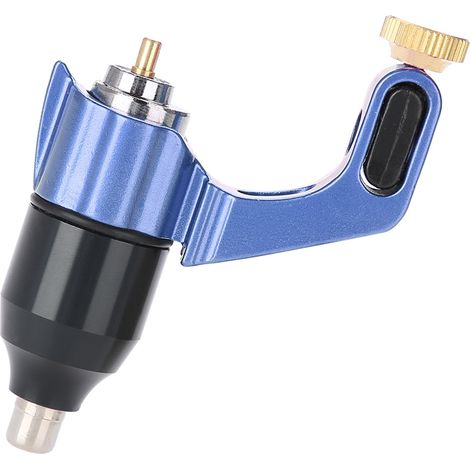 Machine à tatouer à interface RCA, moteur rotatif puissant, appareil de tatouage pour liner et shader, bleue (1/5)