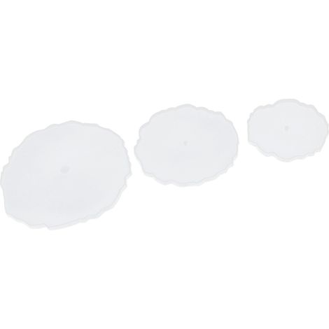 Moule en résine pour présentoir à gâteaux à trois étages à faire soi-même - Moule rond en silicone à trois étages, fait main, pour présentoirs à gâteaux - Moule en silicone facile à démouler (1/5)