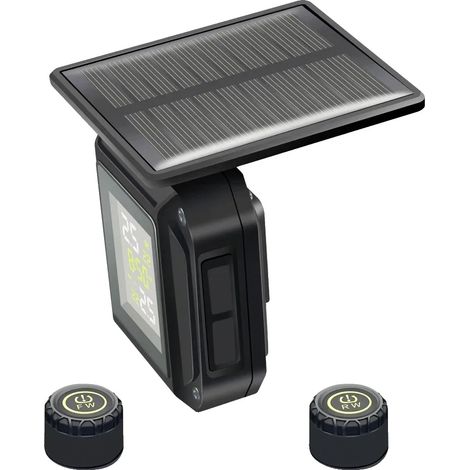 Monitor de presión de neumáticos, alertas en tiempo real, pantalla LCD con energía solar, M0B4 externo (1/2)