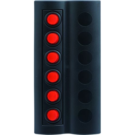 Pannello elettrico oem-marine 6 interruttori LED 12V