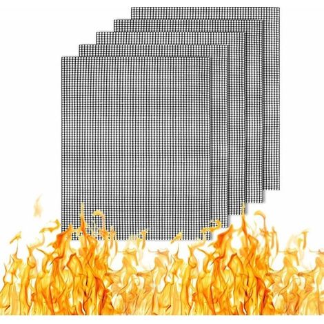 Netz-Backmatten, 5er-Pack Antihaft-Backmatten, wiederverwendbare Backmatten, langlebige Netz-Backmatten (1/5)