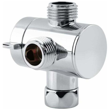 Multifunktionale Dreiwege-Duscharmatur (mit Umsteller), Duscharm, Duschkopfadapter, Ersatzteile für G1/2" T-Stück für Ephé Küchenspülen.