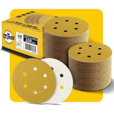 Schleifscheiben 150mm 100 Körnung Klett P 100 - 100 Pack (1/5)