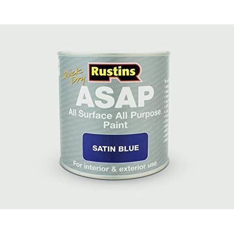 Rustins Quick Dry ASAP Paint - Blue - 1 Litre