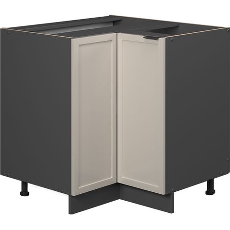 Meuble d'angle Fame-Line, GrisBeige, 80.5 cm sans plan de travail, Vicco (1/5)