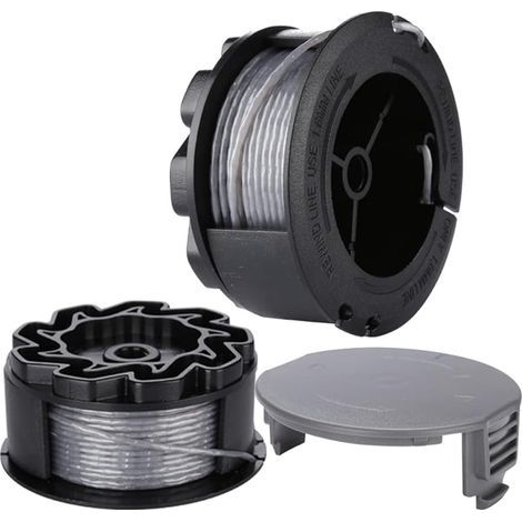 Bobine Fil pour BOSCH UniversalGrassCut Coupe Bordure 18 18-26 18-260 F016800570 avec Couverture (2 pièces) (1/5)