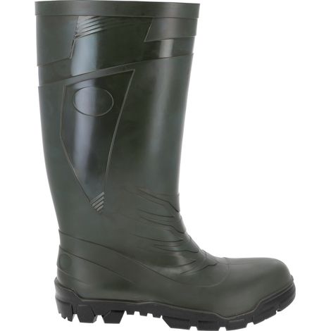 Botte de sécurité PVC nitrile verte OB FO SR - SINGER - BOTVER 44
