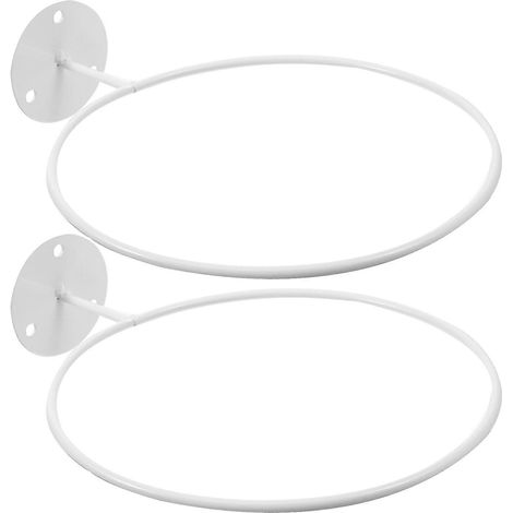 Support de rangement mural pour ballons de basket (lot de 2), présentoir en métal pour football. (1/5)