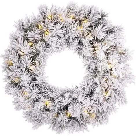 Black Box Trees Couronne de Noël LED Vert H60xl10xL60cm (1/5)