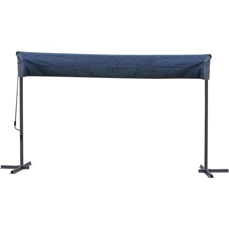 4m Schutzhülle für Stand Markisen 412x45 cm PVC-TARP Gewebe 350g/m2 wasserdicht Salzwasserresistent langlebig