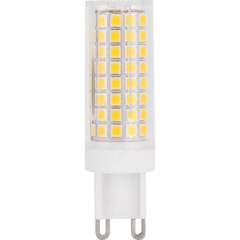 Ampoule G9 1000LM 102LED Céramique Variateur, Lampe Maïs pour Lustre Plafonnier Maison 110V 10W Blanc Froid