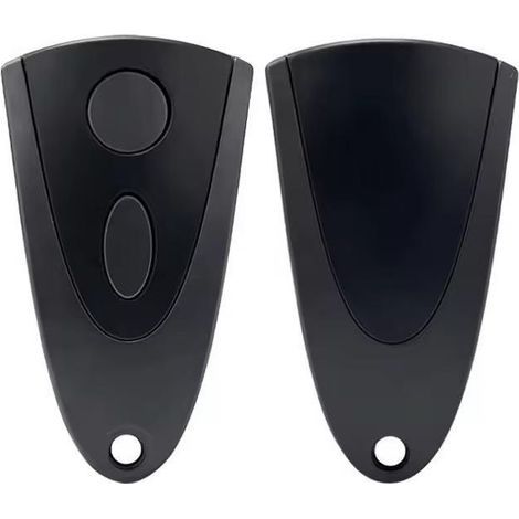 Télécommande portail 433,92 MHz – Compatible Novoferm Novotron 502 MAX43-2, 512 MIX43-2 – 2 canaux – Lot de 2 – Noir - 92mhz (1/4)