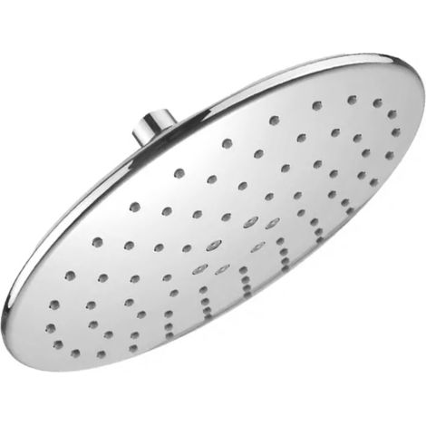 SOFFIONE TONDO IN ABS MODELLO CHROME PLANET 1/2  1 GETTO  ø235MM   Idroweb