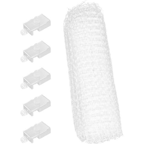 Filet de protection pour aquarium, couvercle pour aquarium, filet anti-fuite, multi-usage, 70,00X53,00X0,10CM, 1 ensemble. (1/5)